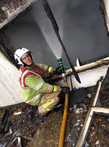 Firefighter Jason Richards