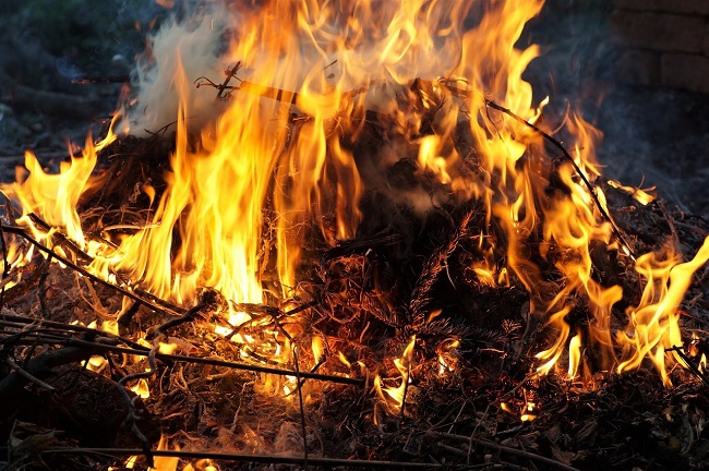Outside fire