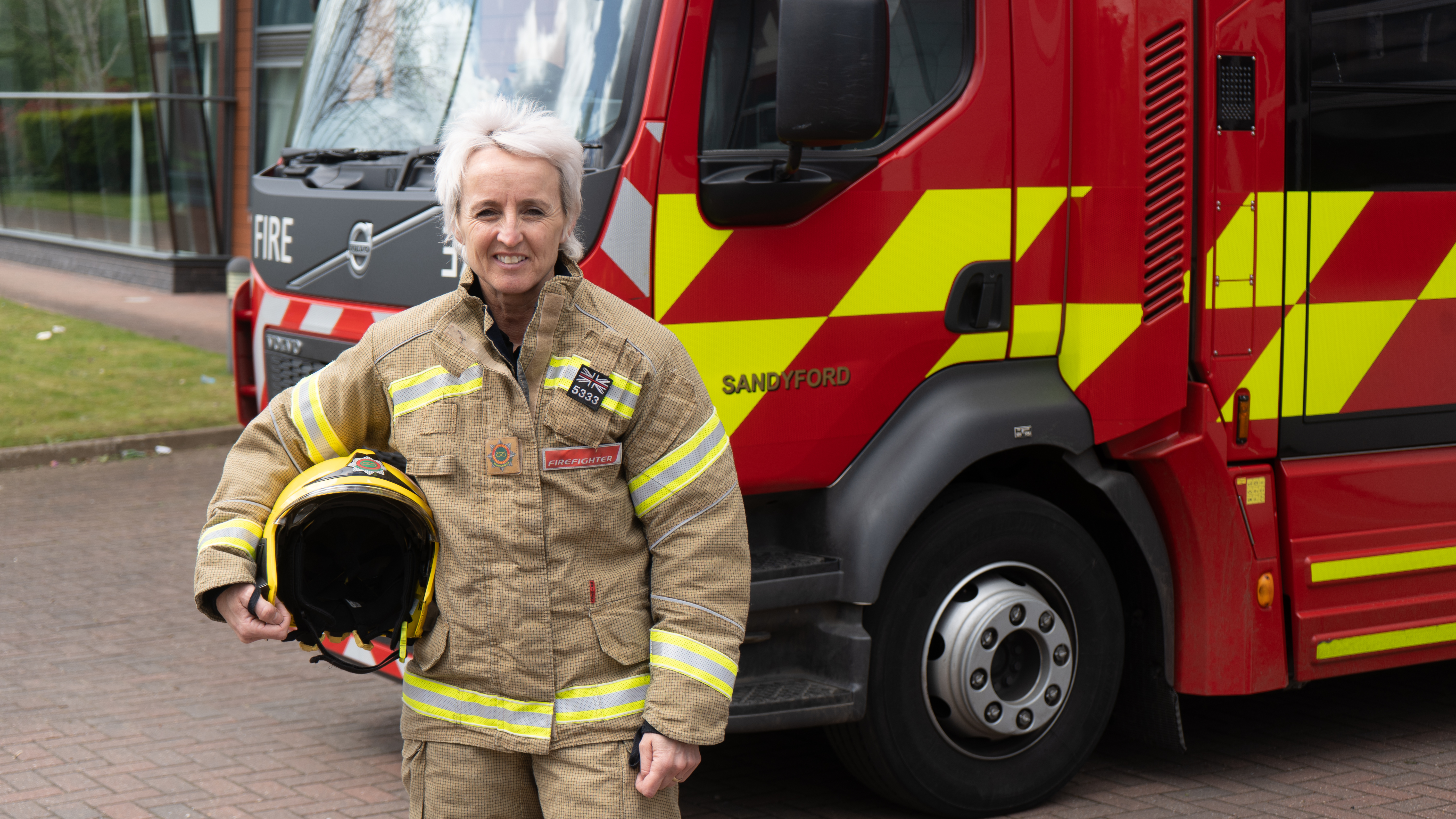 Female firefighter