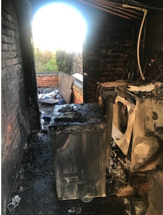Burnt out washer dryer